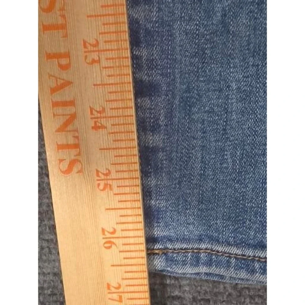 Guess Womens High Rise Paperbag Skinny Jeans Blue Medium Wash Sz 29 Denim Hippie